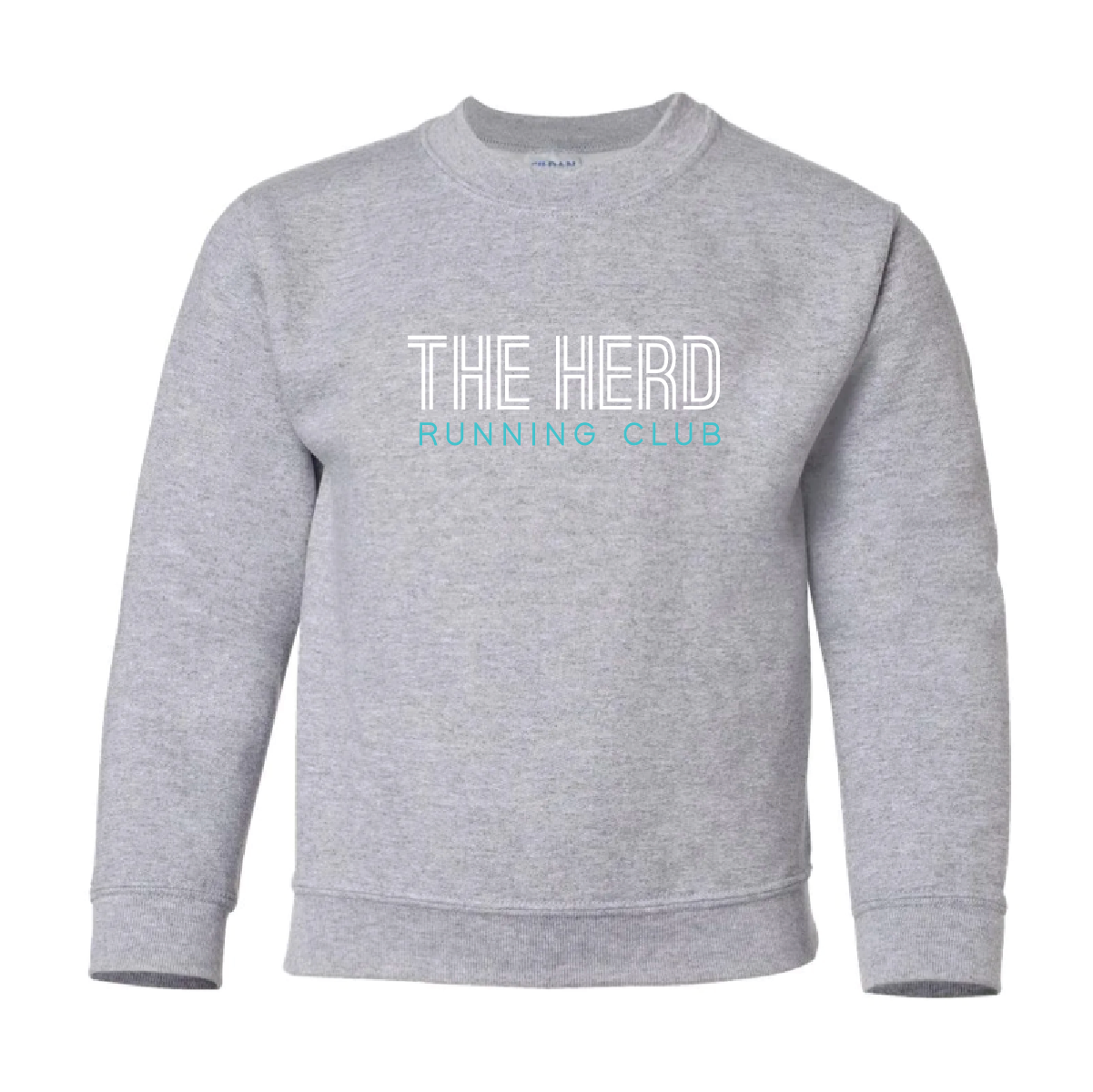 Youth Crew Sweatshirt - Gray/Teal