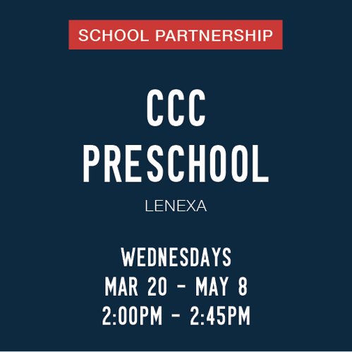 CCC Preschool | 2:00pm - 2:45pm | 4-5yrs WAITLIST