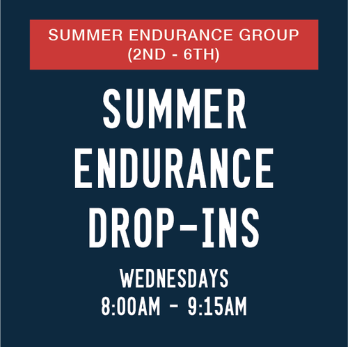 Summer Endurance Group DROP-IN