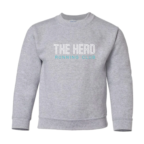Youth Crew Sweatshirt - Gray/Teal