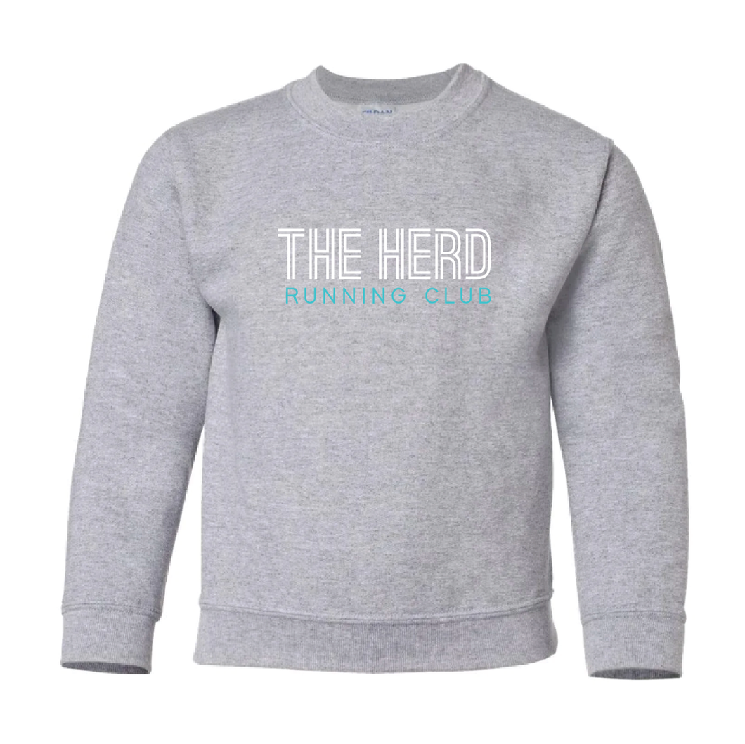 Youth Crew Sweatshirt - Gray/Teal